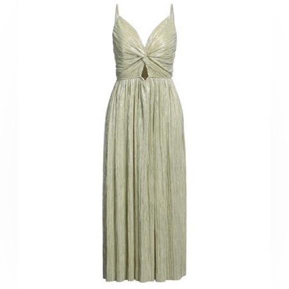 Sabina Musayev Dresses & Skirts - NWOT Sabina Musayev Light Gold Maxi Dress